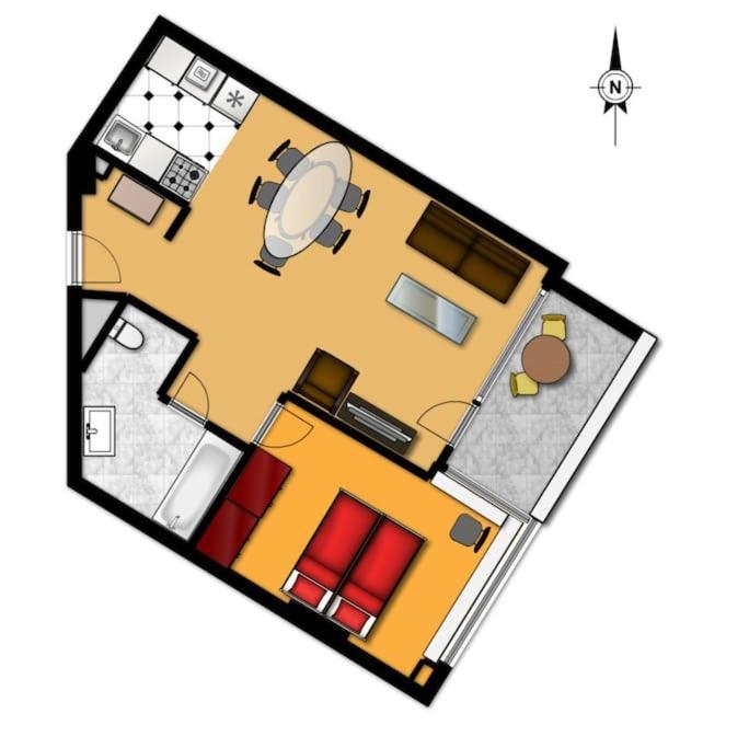 Self Check-In, Danube Bank, Free Parking Apartment Bratislava Luaran gambar